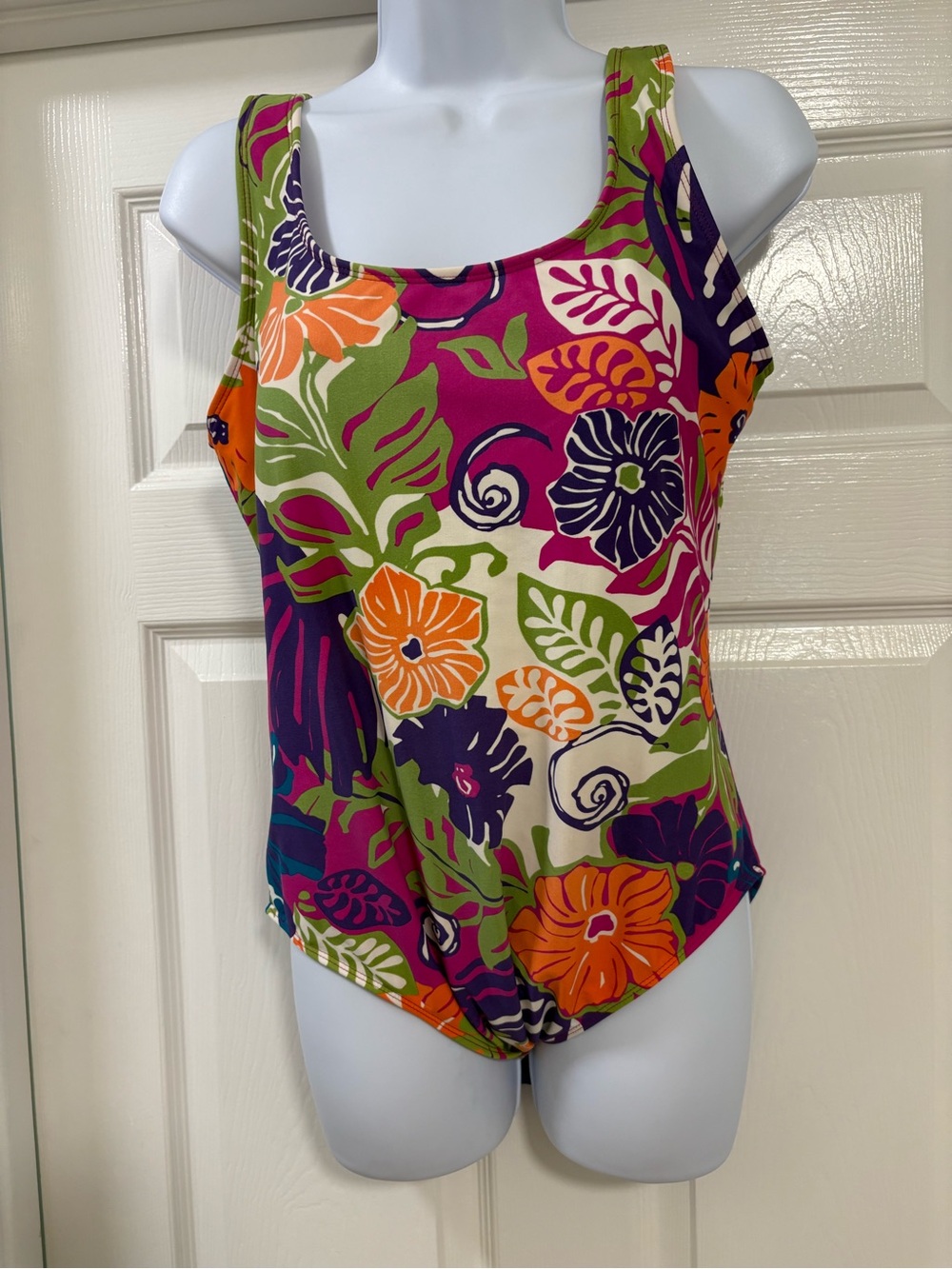 Catalina Women’s Vintage Floral Print One Piece Swimsuit
